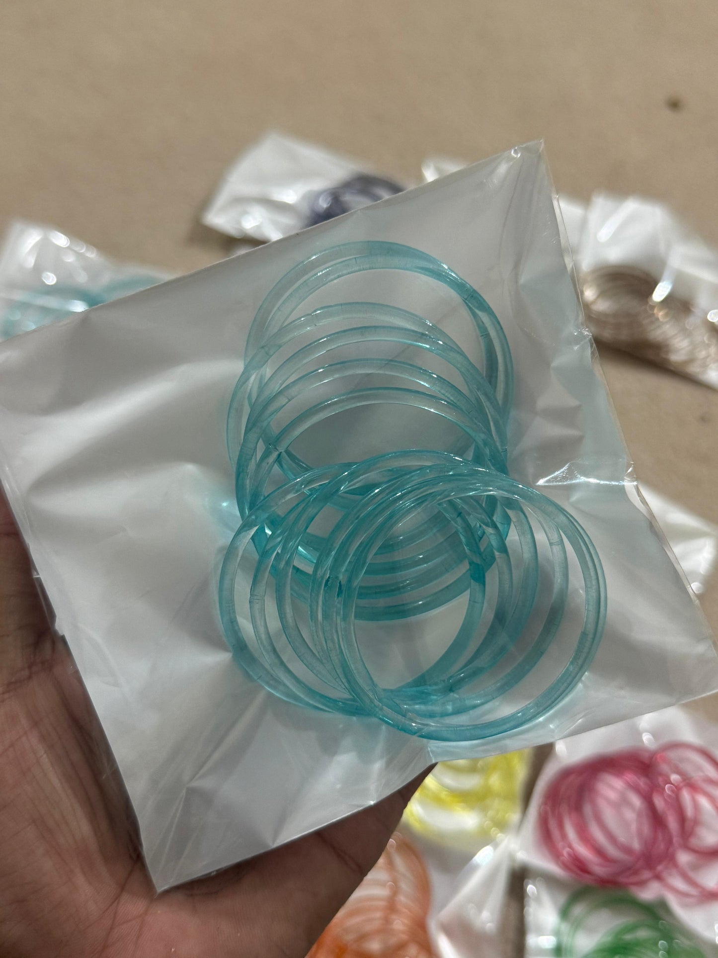 18 Viral Indian kaanch Jelly Bangles - 1.5 Dozen