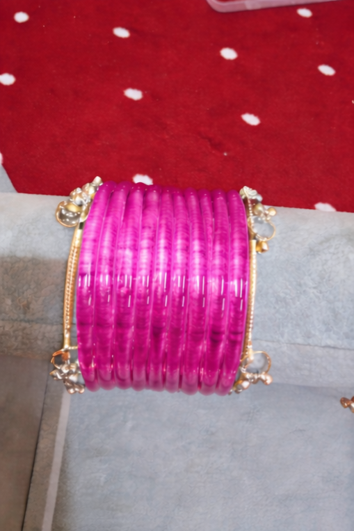 12 Original Indian kaanch Jelly Bangles - 1 Dozen